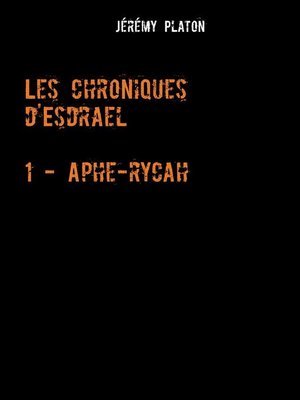 cover image of Les Chroniques d'Esdrael